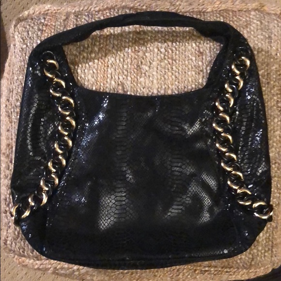 RARE Michael Kors Snake & Chain Link Hobo Bag! - Picture 5 of 8